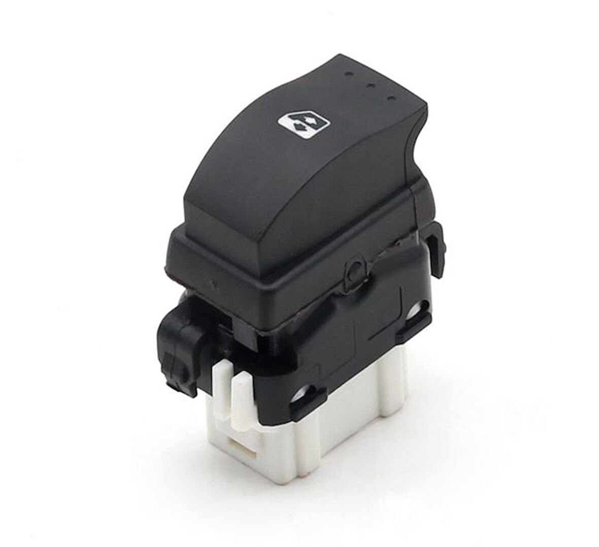 CAM KALDIRMA ANAHTARI SAĞ BEYAZ SOKET RENAULT CLIO II 2000-2007