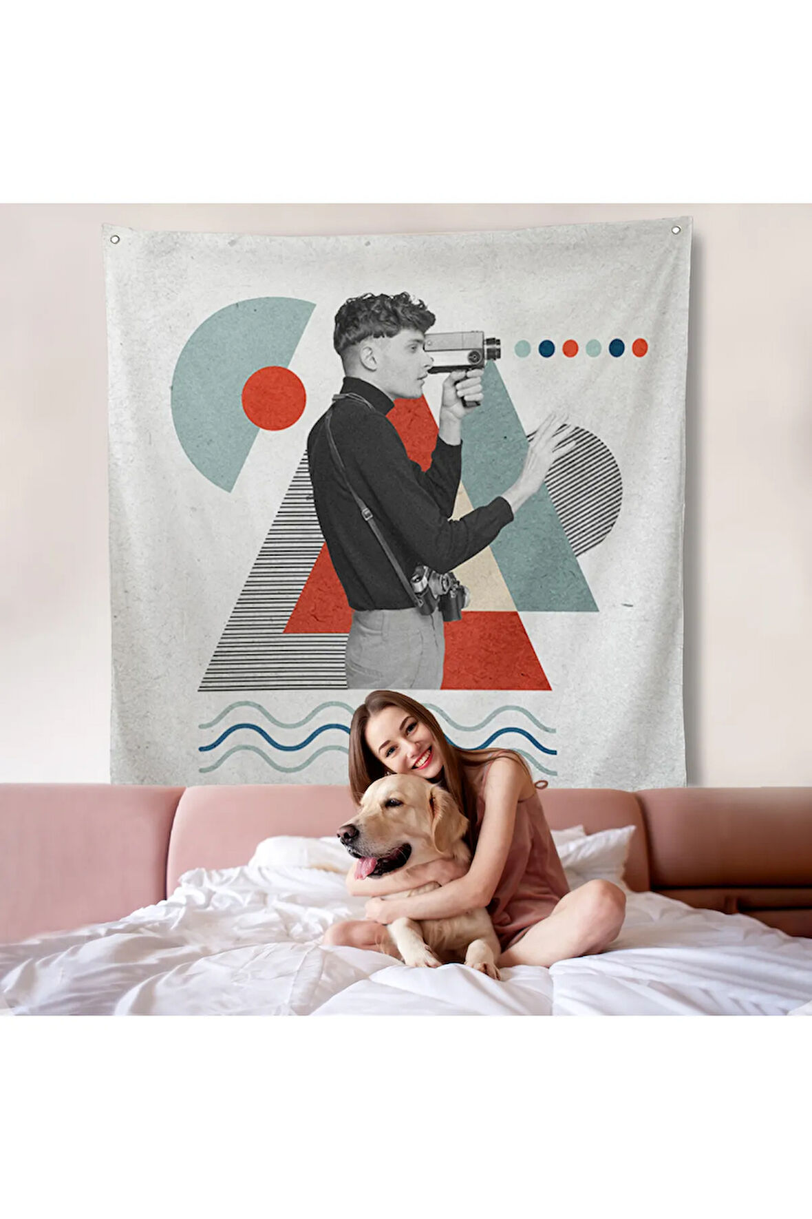 Video Pop Art Duvar Örtüsü-8362