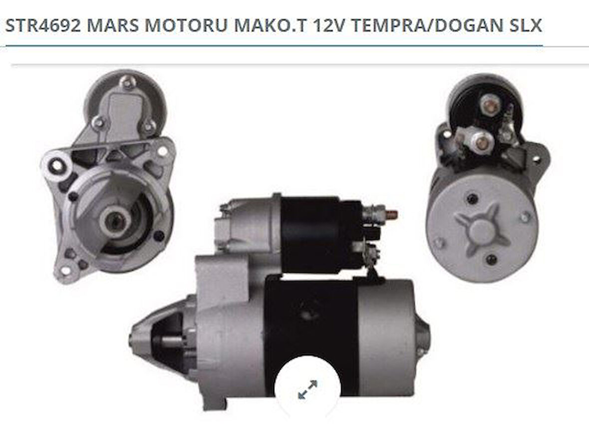 MARŞ MOTORU 12V FIAT TEMPRA/DOĞAN SLX DKŞ 223101 MAKO TİP