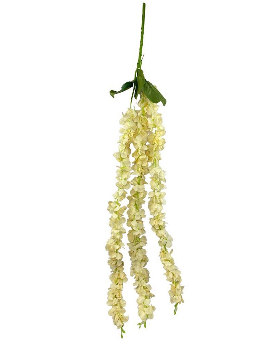 Yapay Çiçek Sarkan Ortanca Çiçeği 110cm KREM
