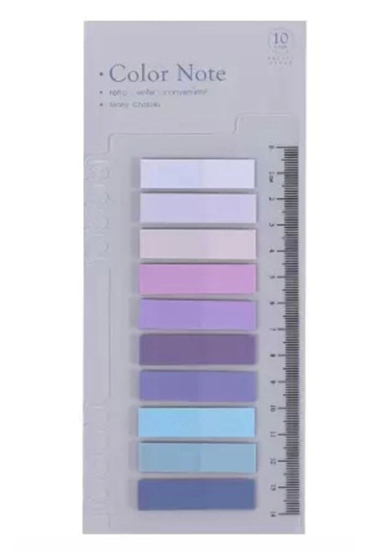 Post-it Kitap Ayracı Mor Tonları 10 Renk 200 Adet