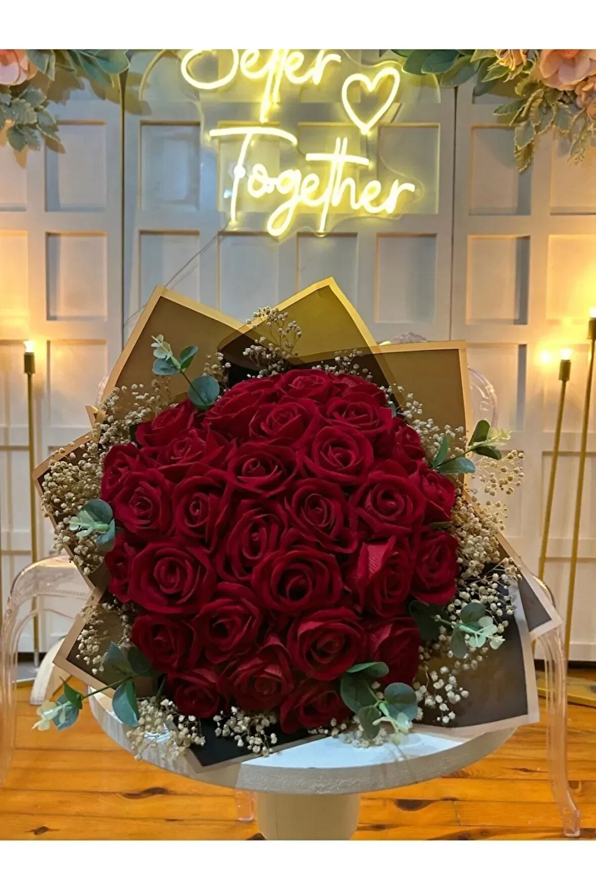 50 adet isteme çiçeği, isteme gül nişan çiçeği söz