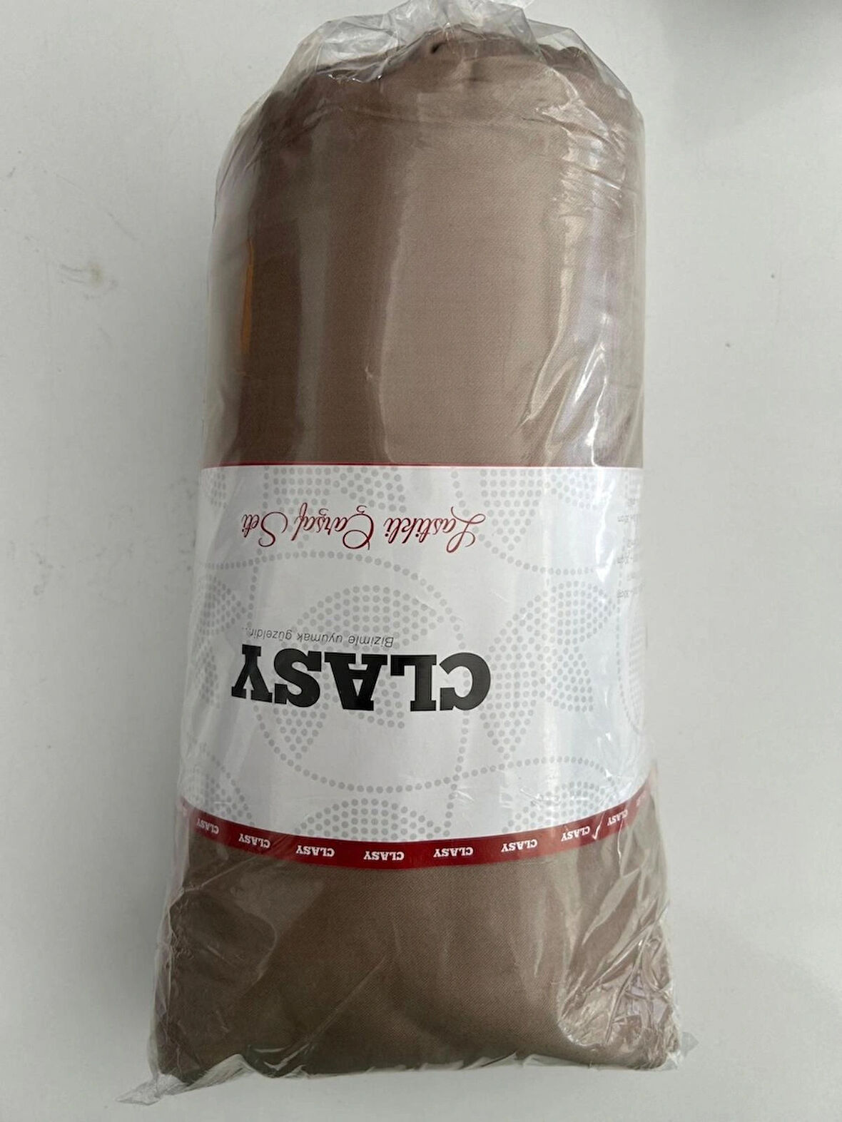 Clasy Pamuk Saten Lastikli Çarşaf Seti – Çift Kişilik (Düz)