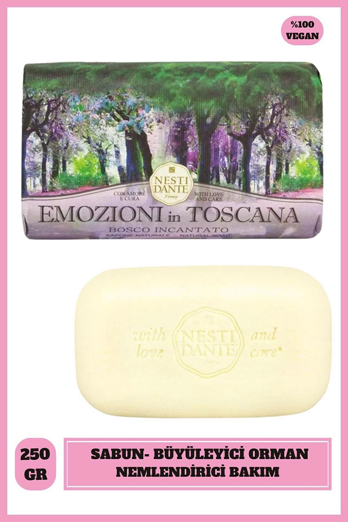 Sabun Emozioni in Toscana Enchanting Forest Vegan Bakım 250 g