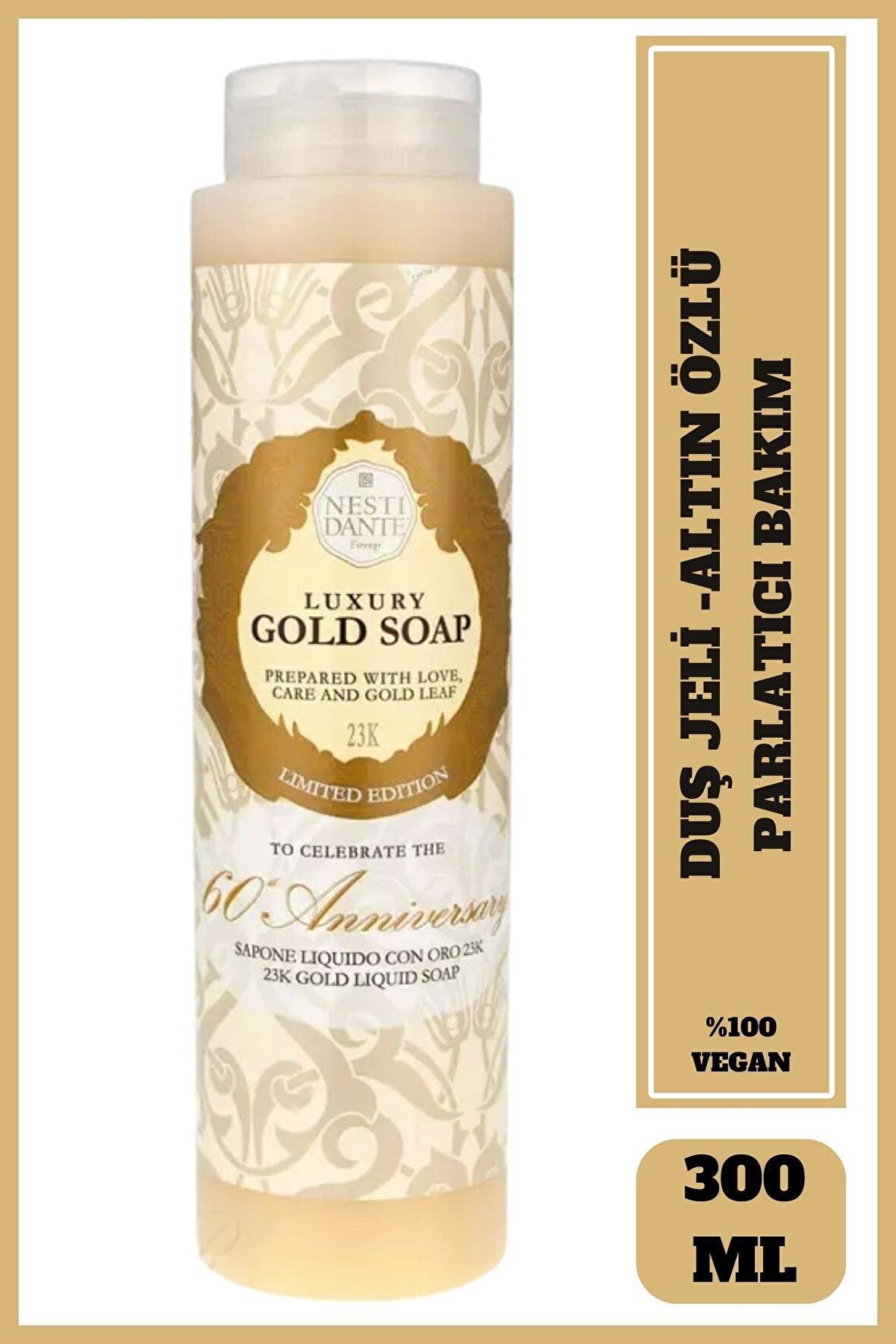 Sıvı Sabun Luxury Gold Parlatıcı Vegan Bakım 300 ml