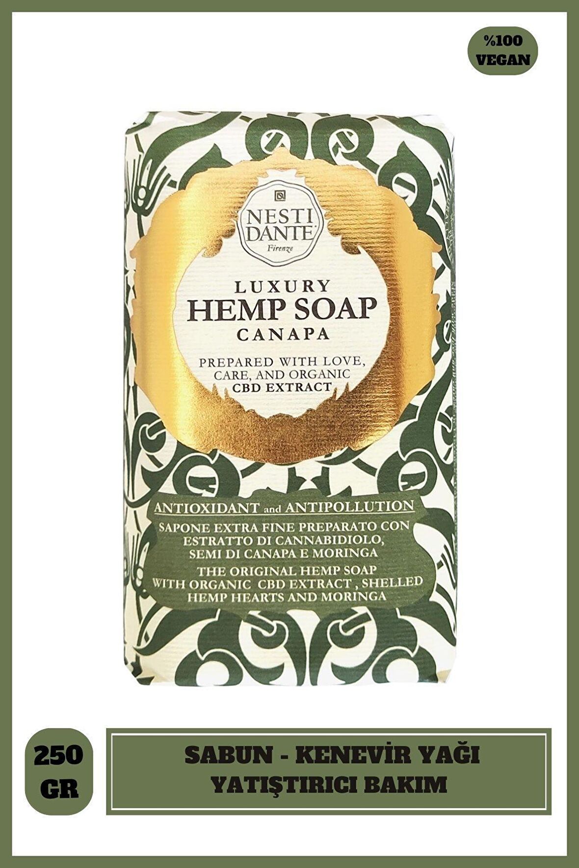 Sabun Luxury Hemp Yatıştırıcı Vegan Bakım 250 g