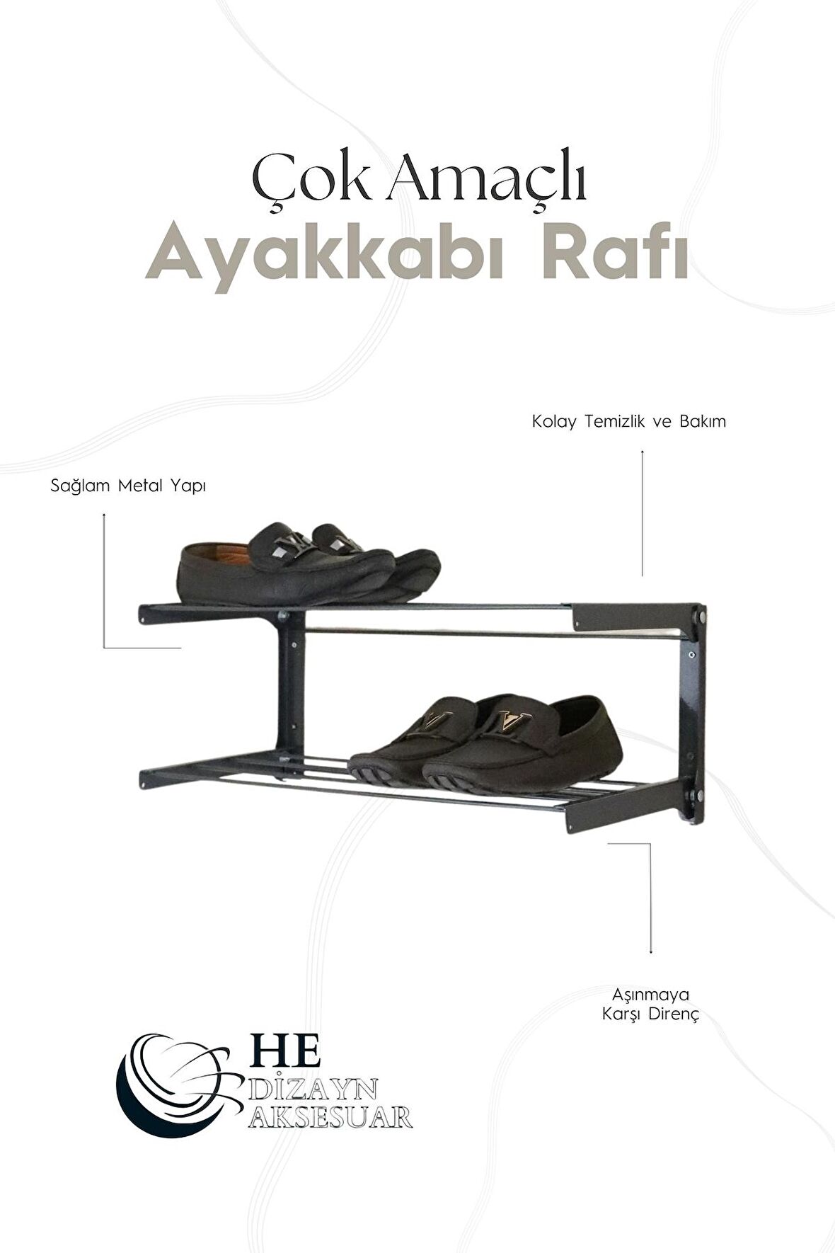 ÇOK AMAÇLI KATLANABİLİR AYAKKABI RAFI
