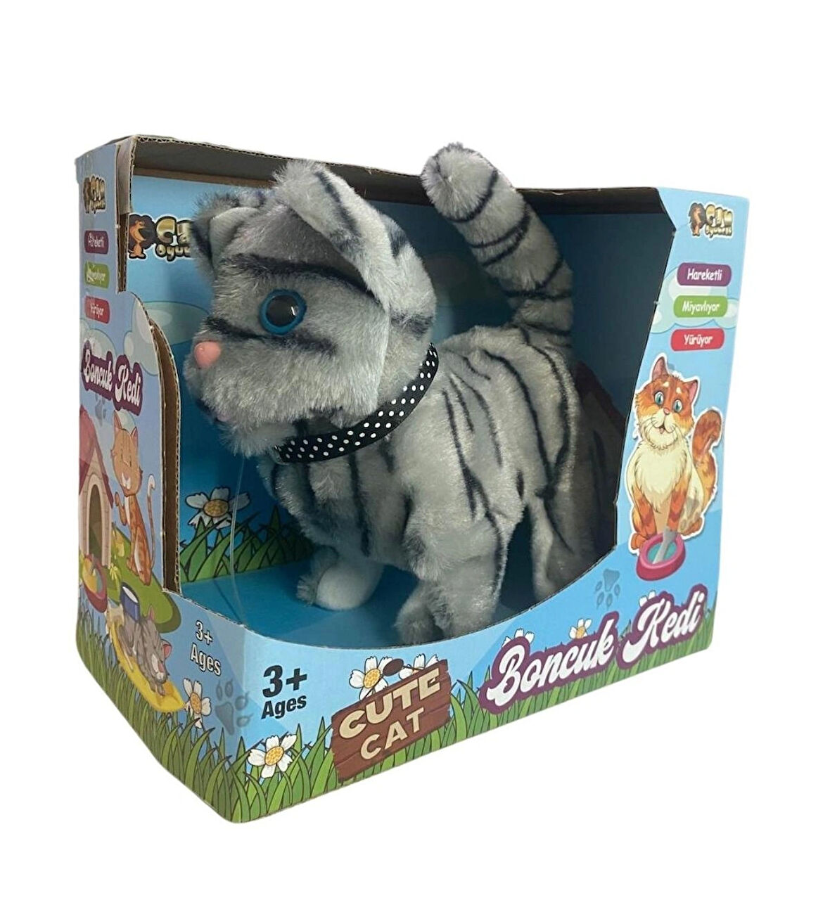 Yürüyen, Sesli Hareketli Sevimli Peluş Kedi - Sweet CAT