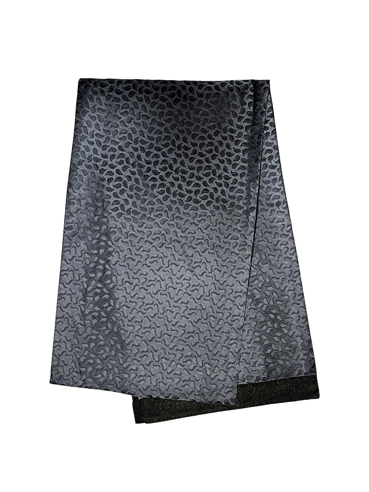 Unisex Damla Desenli Saten İnce Kaşmir Dokulu Sıcak Tutan Yumuşak Kışlık Atkı