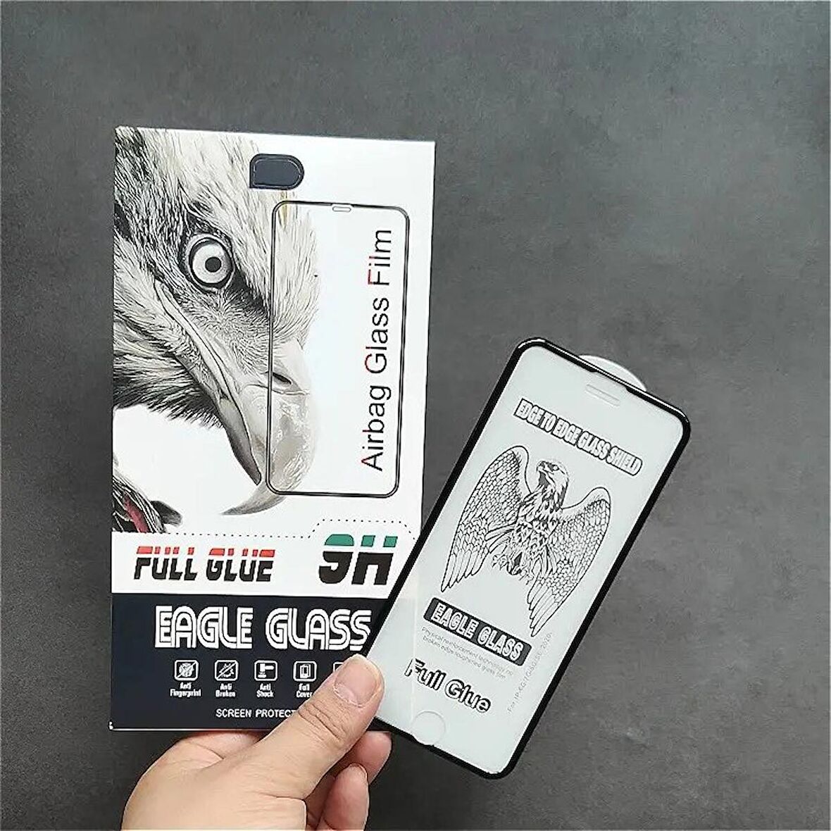 Eagle Glass - Airbag - İphone 13 Pro Max - Full Koruma Cam