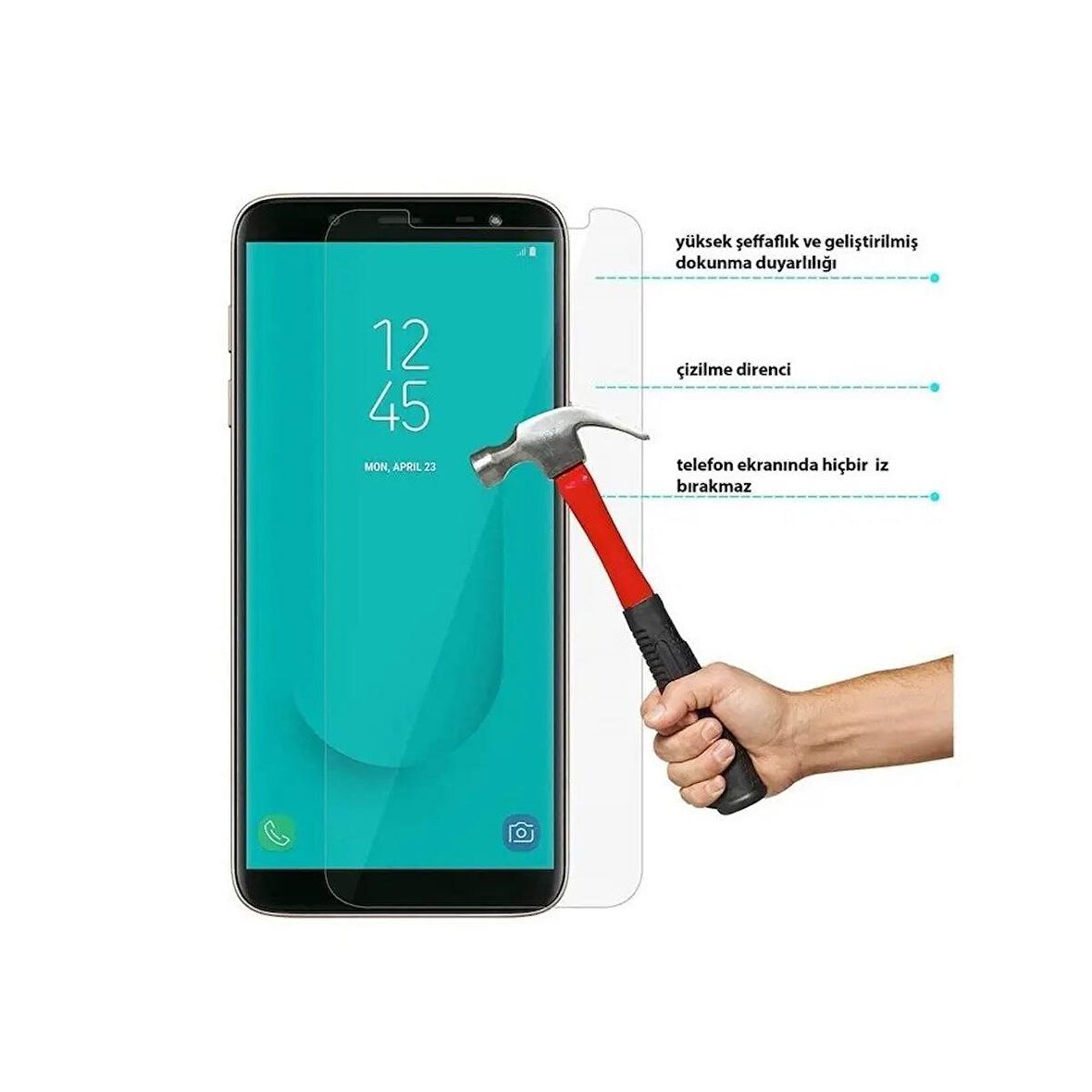 Microptic - Samsung Galaxy S6 Edge - Kırılmaz Cam