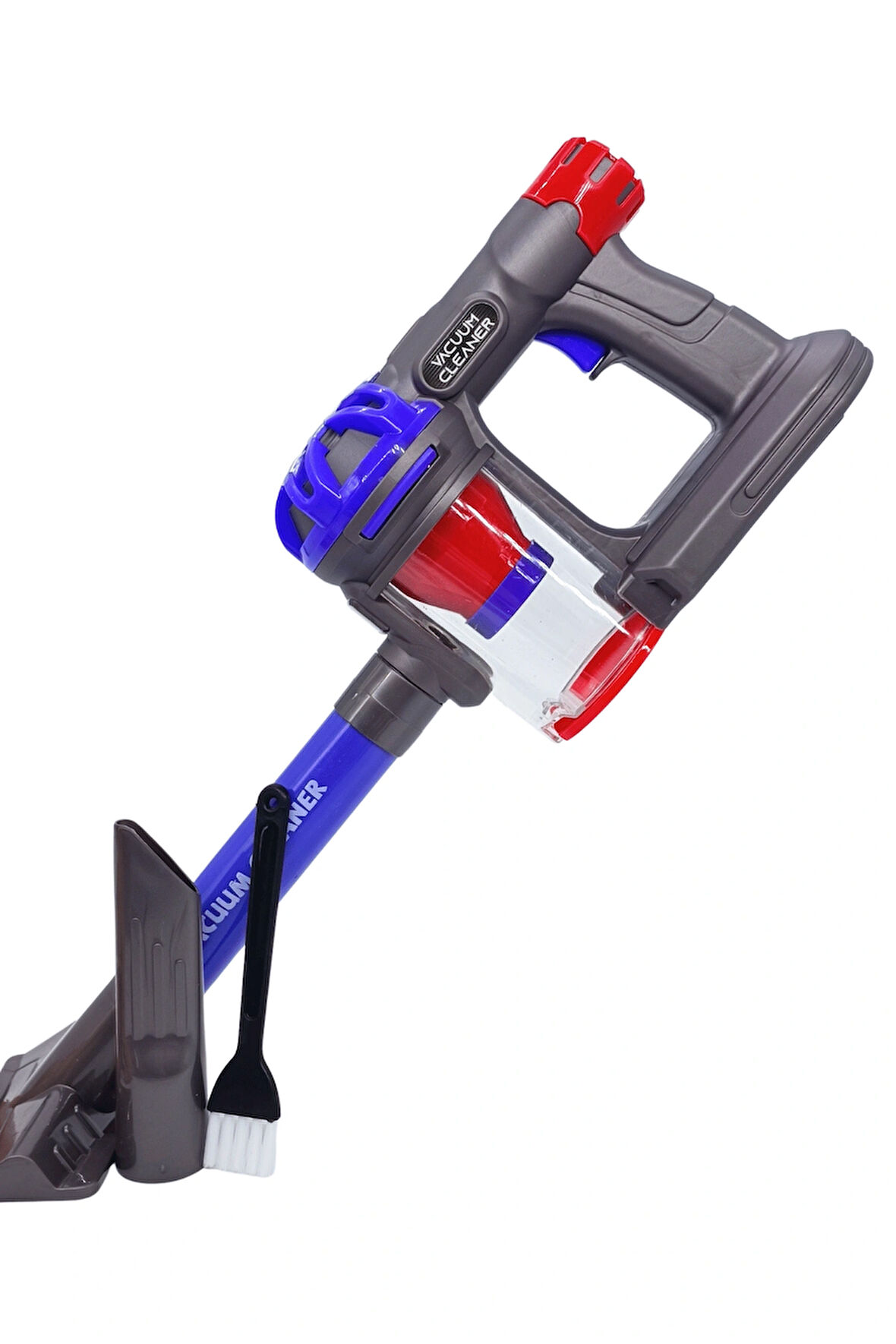 Pasifik Oyuncak Şarjlı Dikey Süpürge | Mini Elektrikli Temizlik Oyuncağı | Evcilik & Temizlik Seti 096-15