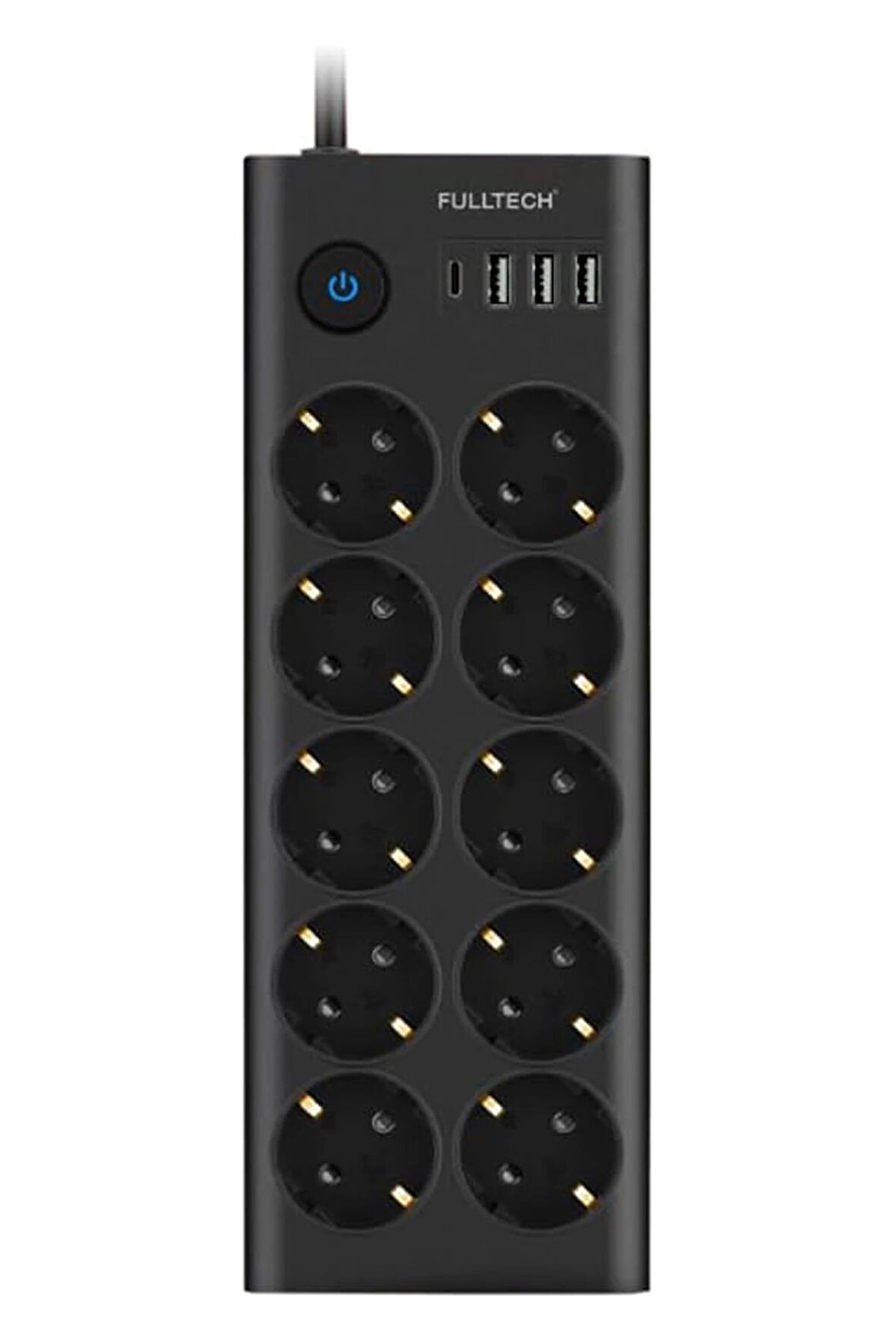 Ftr14 Type-c Girişli Akım Korumalı 10 lu Priz, 3 Usb