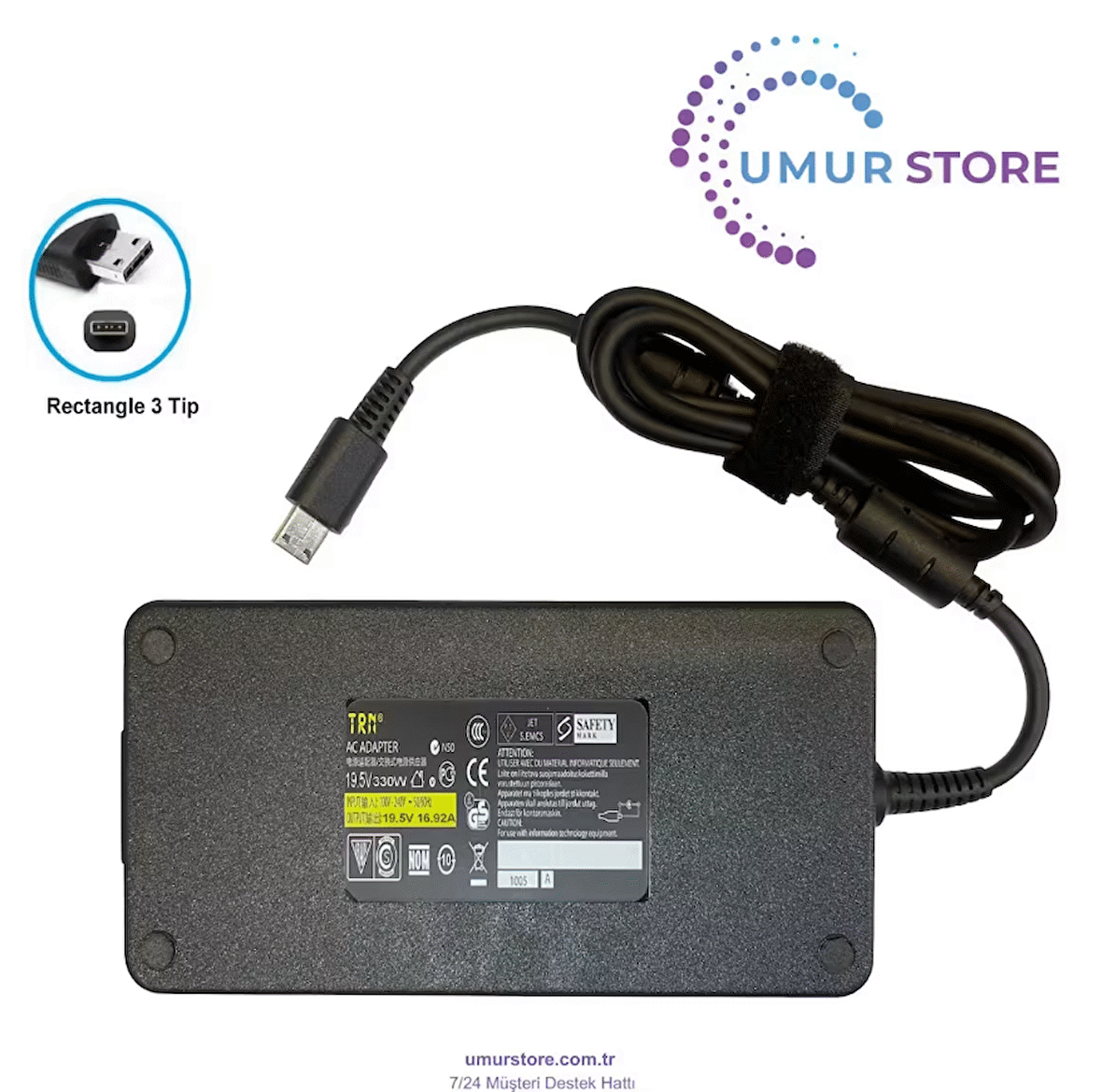 Chicony A330A018P Rectangle No Adaptörü