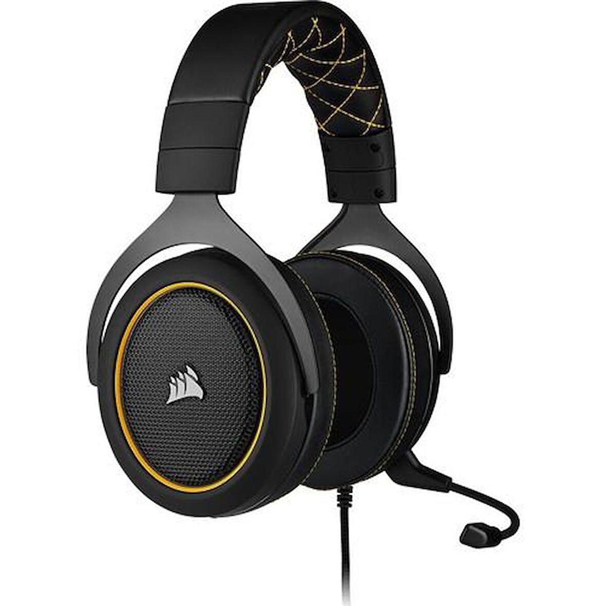 CORSAIR HS60 PRO (SARI) Surround 7.1 Harici Ses Kartlı Oyuncu Kulaklığı