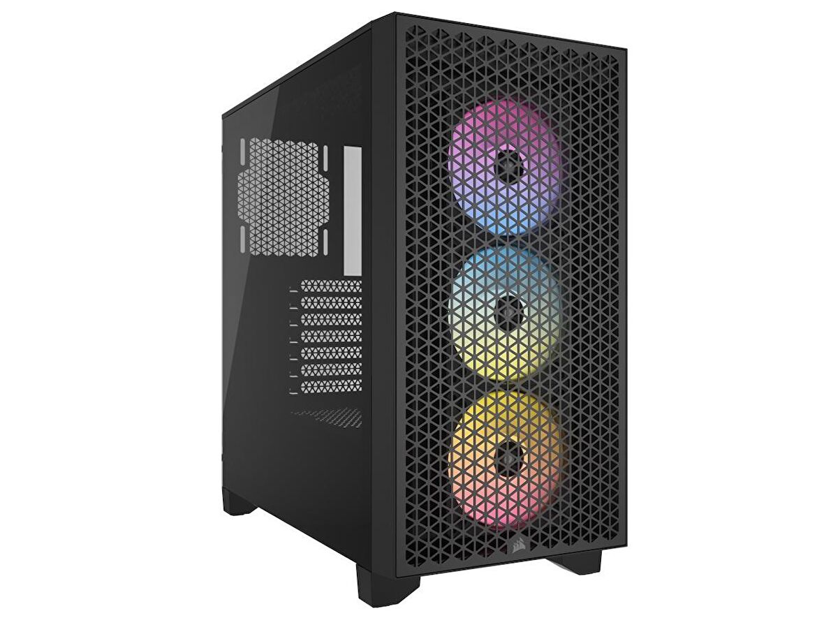 Corsair iCUE 3000D RGB Airflow Black Tempered Glass USB 3.2 ATX Mid Tower Kasa