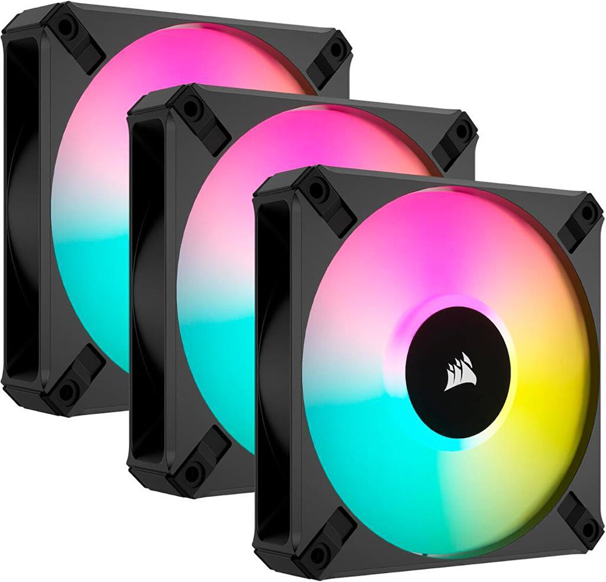 Corsair iCUE AF120 RGB Elite CO-9050154-WW 3'lü 12 cm Kasa Fanı - Outlet