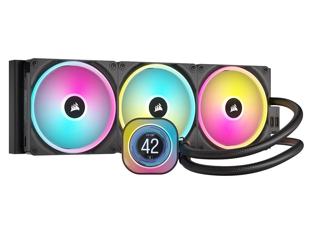 Corsair iCUE LINK H170i LCD RGB AIO CW-9061009-WW 420 mm İşlemci Sıvı Soğutucu