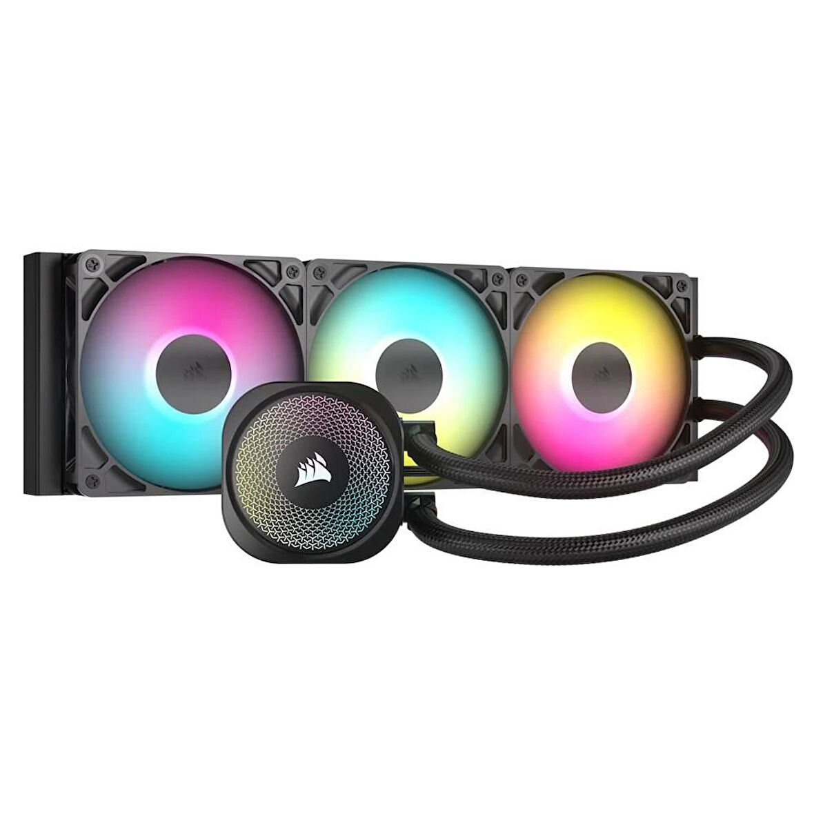 CORSAIR NAUTILUS 360 RS ARGB 360mm Siyah İşlemci Sıvı Soğutucu-CW-9060093-WW