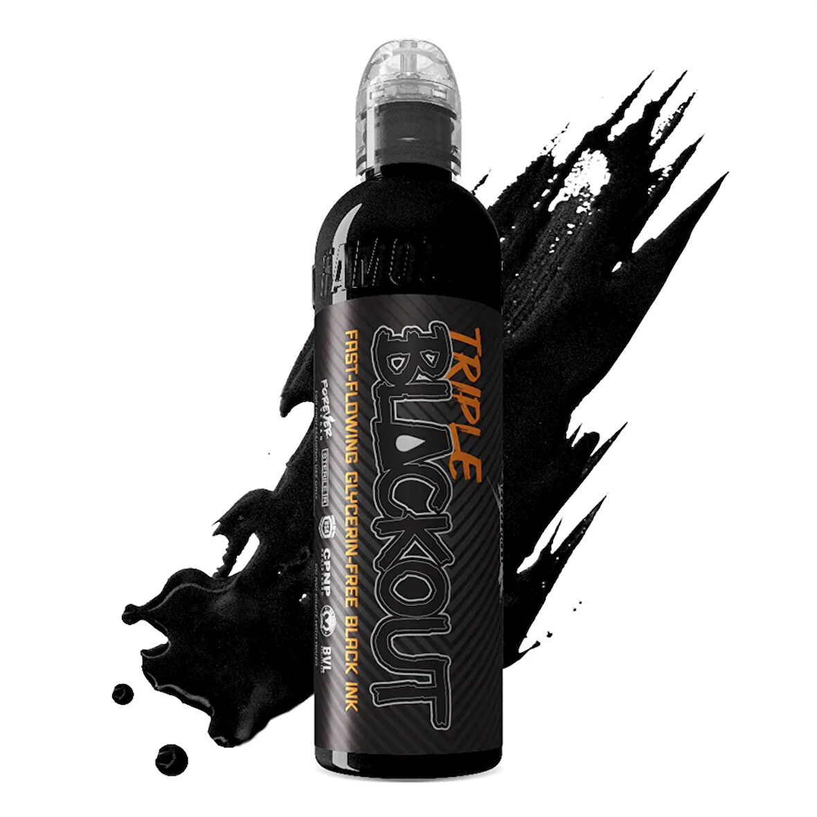 World Famous Triple Blackout - World Famous Ink Dövme Boyası - 4oz/120ml
