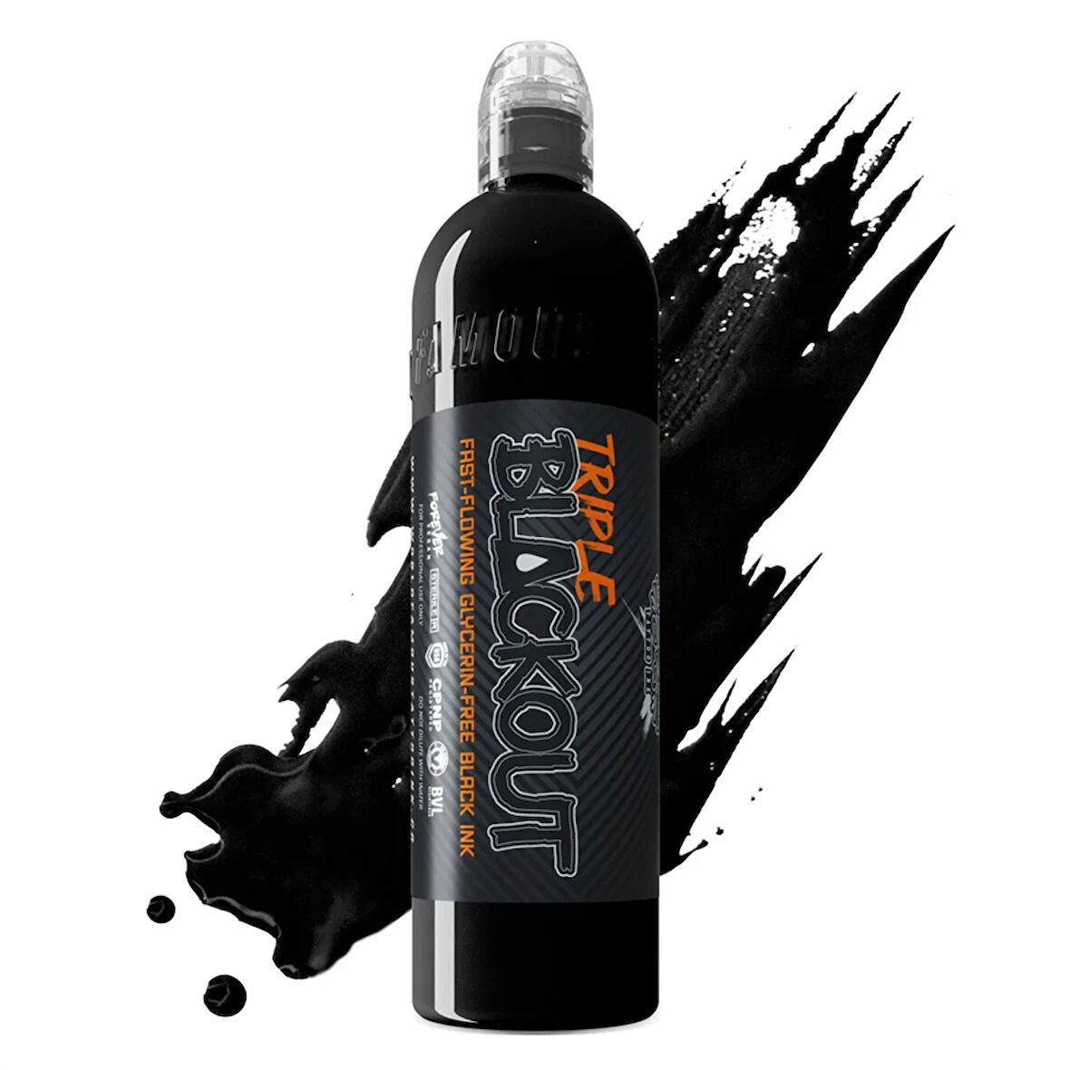 World Famous Triple Blackout - World Famous Ink Dövme Boyası - 8oz/240ml