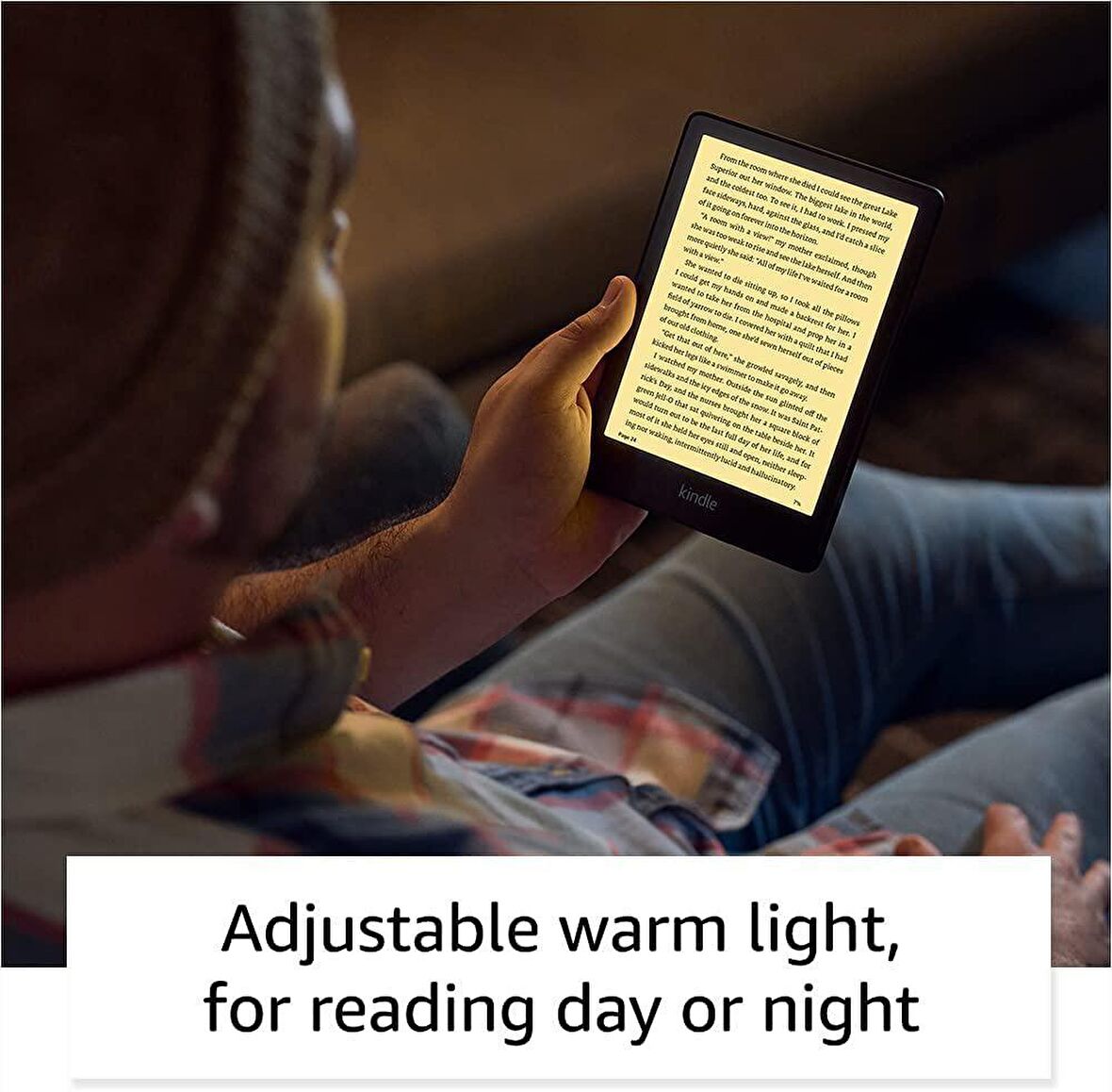 Amazon Kindle 6.8'' Paperwhite 5 E Kitap Okuyucu Warmlight 2021 Siyah 8 GB Reklamlı