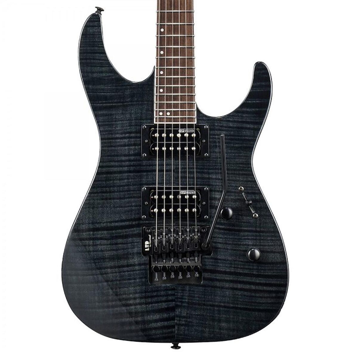 ESP LTD M-200FM Flame Black Elektro Gitar