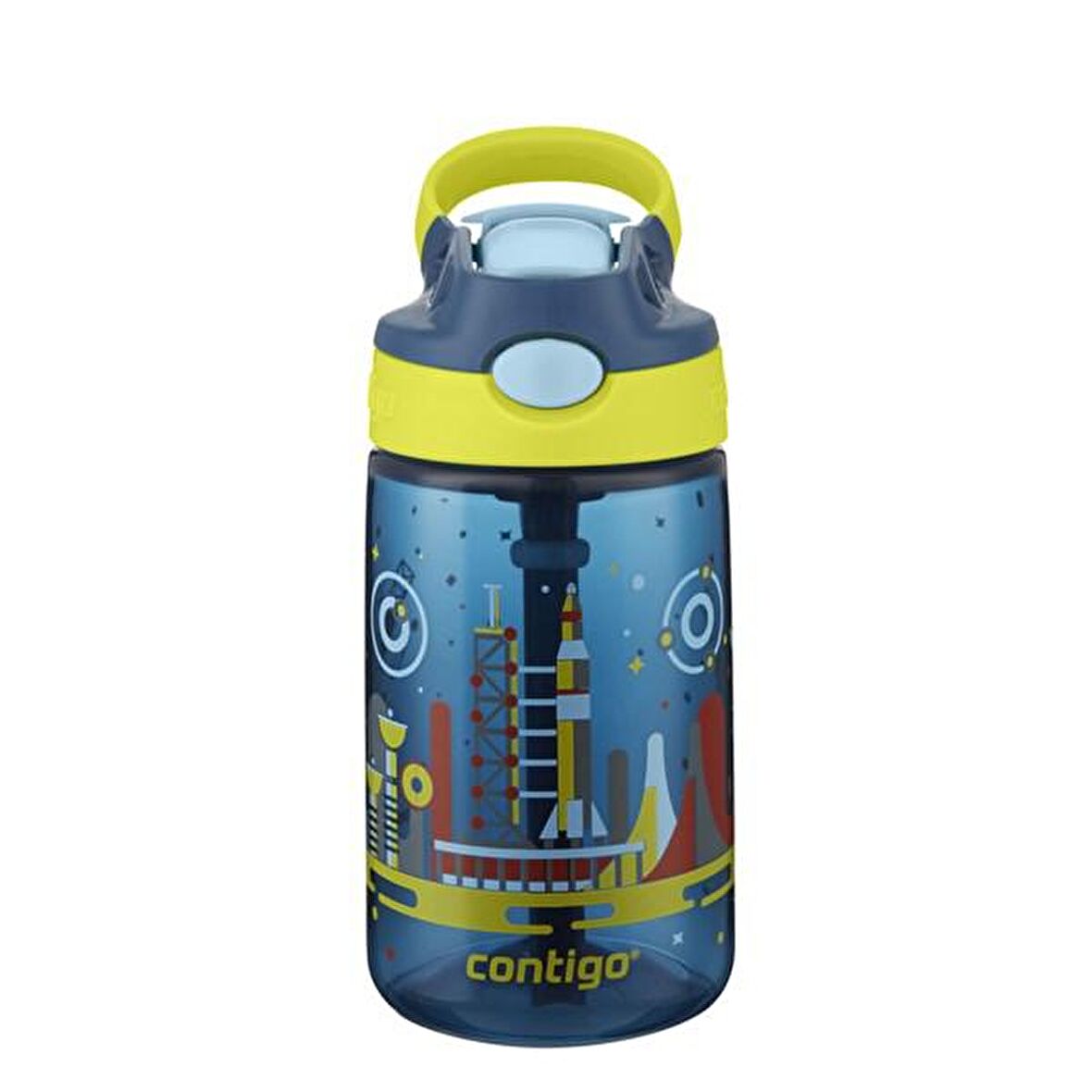 Contigo Gizmo Flip Tek El Bas İç Emzikli Çocuk Su Matarası 420ml  2116114