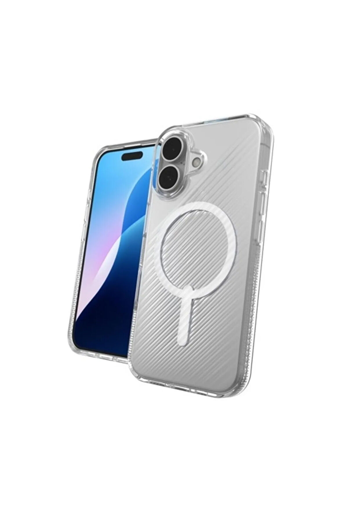 -Cases-Luxe Snap-Apple- IPHONE 16 ŞEFFAF