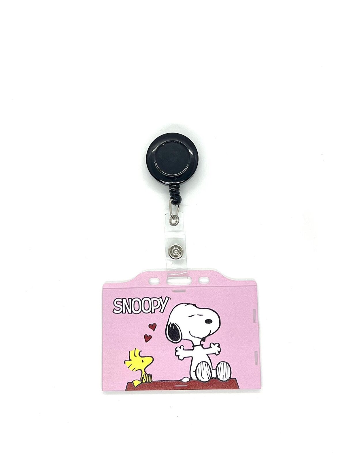 Snoopy 2 Temalı Yatay Kart Kabı Kart Koruyucu 