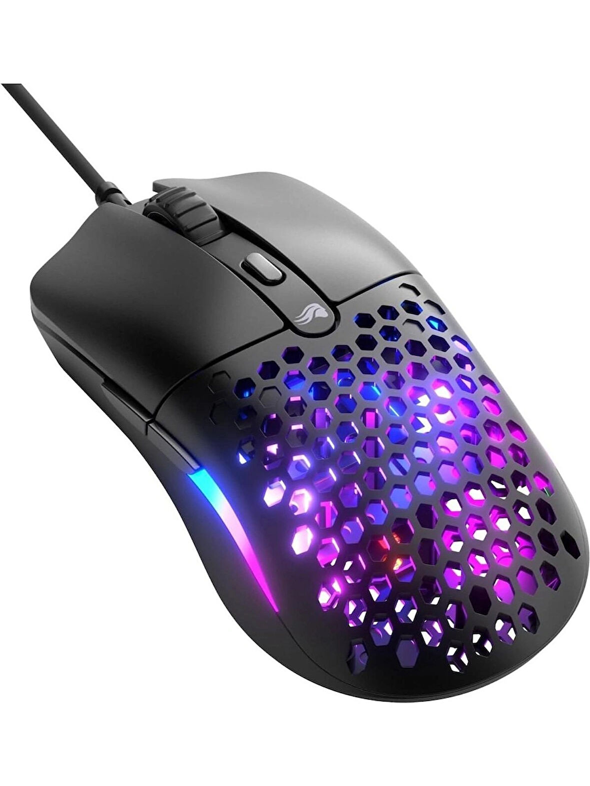 Glorious Model O Eternal Rgb Kablolu Gaming Mouse - 55G Ağırlık - Kişiselleştirilebilir Rgb - 6 Tuş - 12K DPI - Siyah