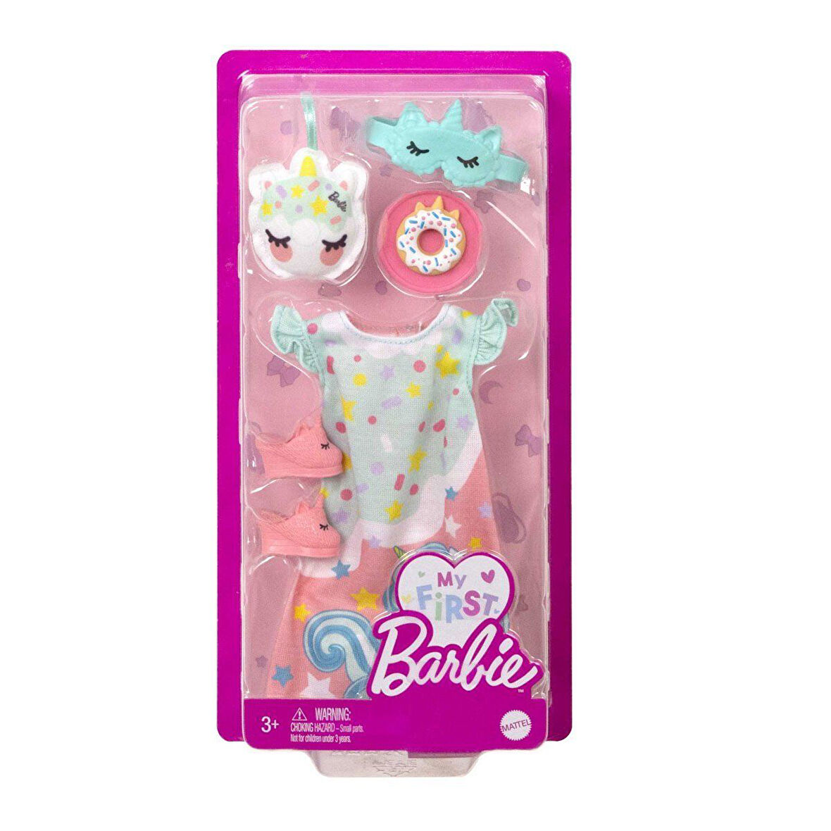 HMM55 My First Barbie - İlk Barbie Bebeğim Kıyafet Koleksiyonu - 1 adet stokta olan gönderilir