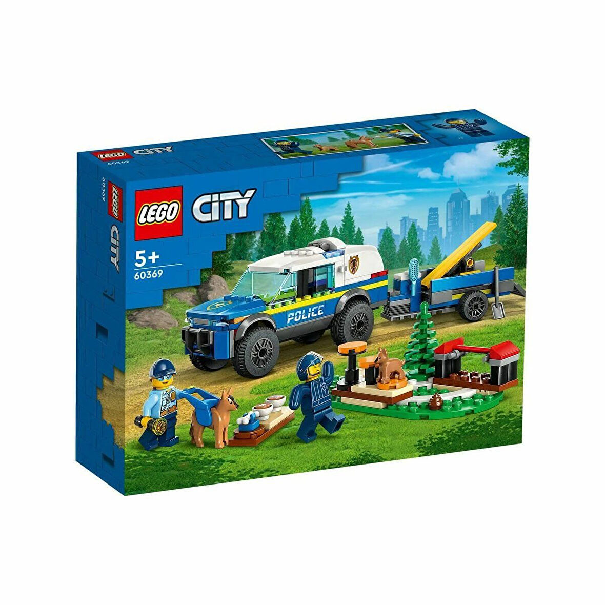 60369 Lego City - Mobil Polis Köpeği Eğitimi 197 parça +5 yaş