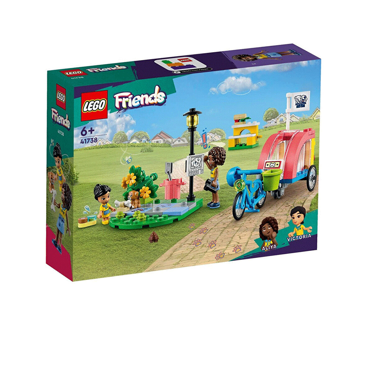 41738 Lego Friends - Köpek Kurtarma Bisikleti 125 parça +6 yaş