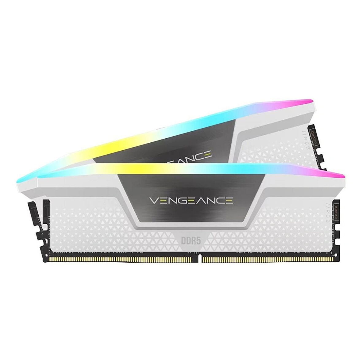 Corsair Vengeance RGB 32GB (2x16GB) 6000MHz CL36 INTEL XMP 3.0 – AMD EXPO DDR5 Beyaz Ram (CMH32GX5M2E6000Z36W)