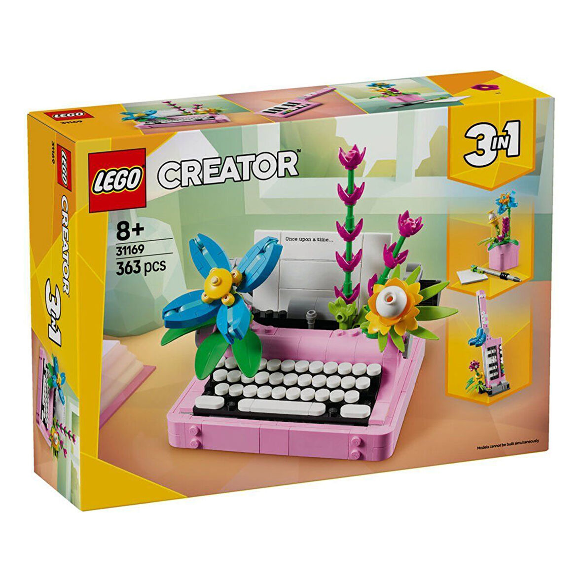 31169 Lego Creator 3in1 - Çiçekli Daktilo 363 parça +8 yaş