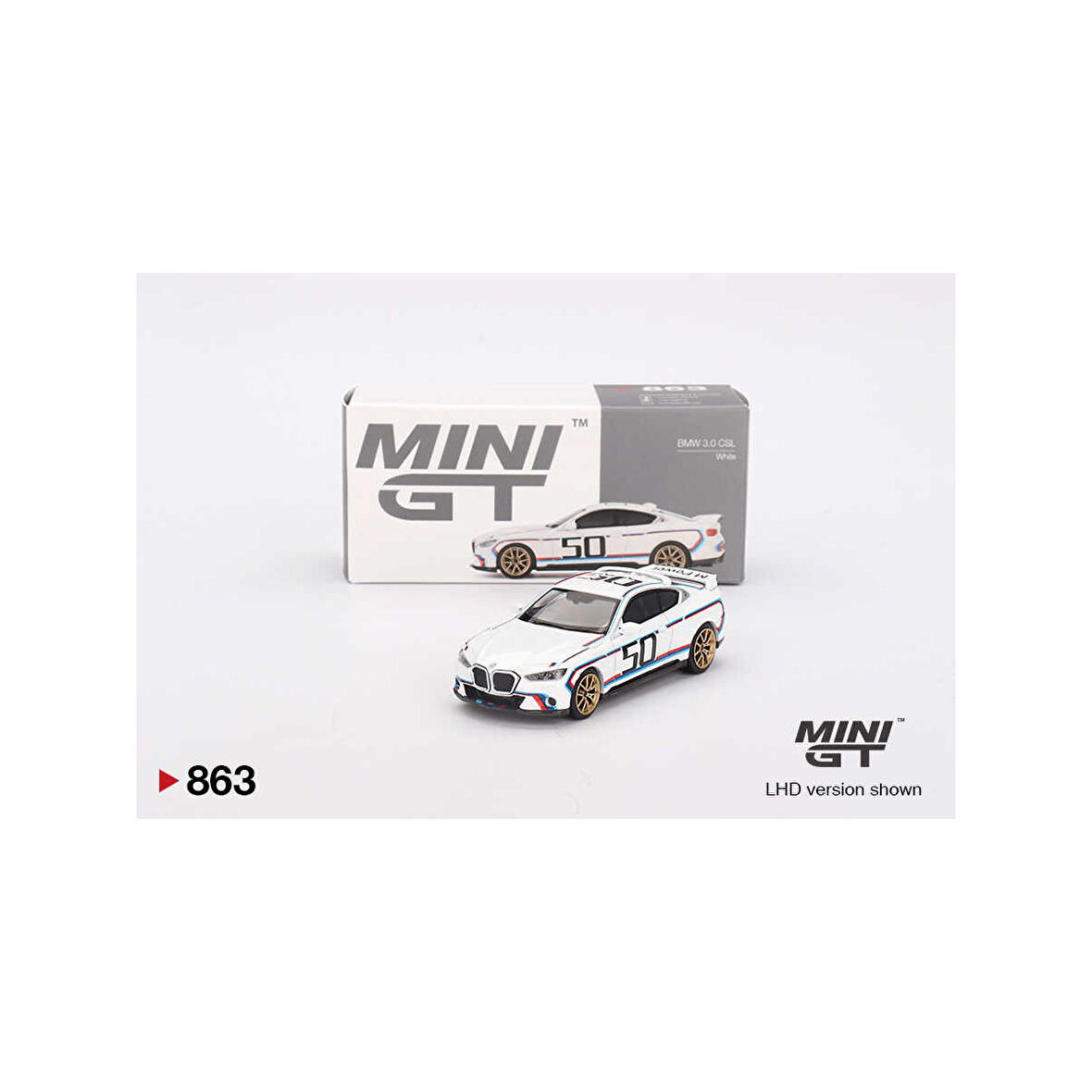 MİNİ GT 1/64 BMW 3.0 CSL WHİTE