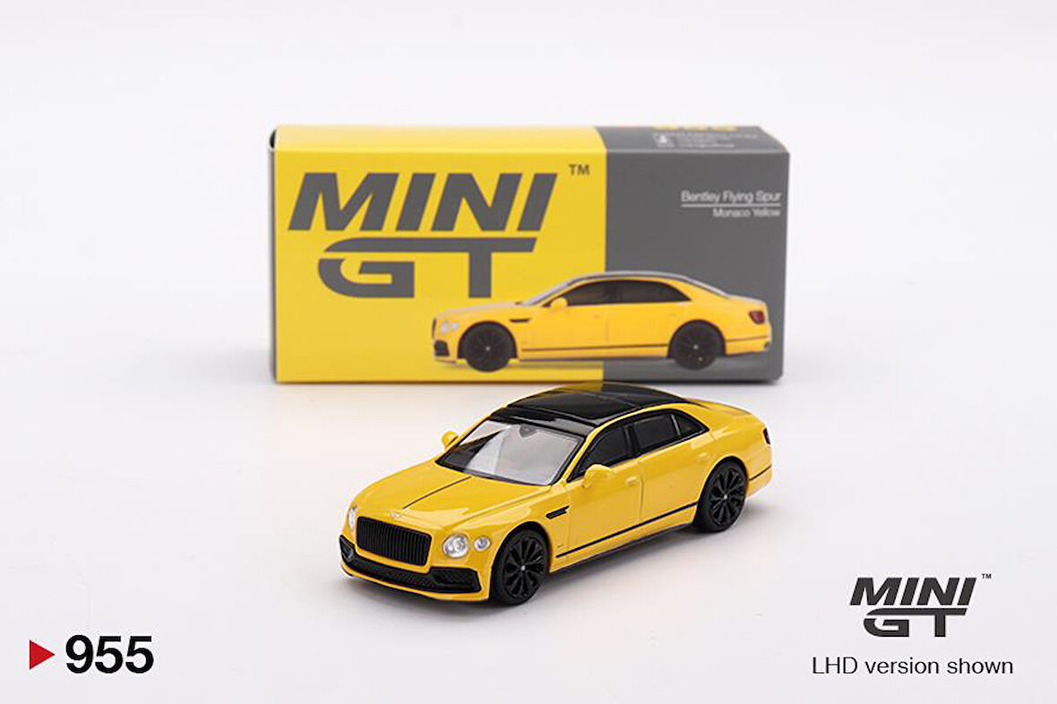 Mini GT Bentley Flying Spur Monaco Yellow 955