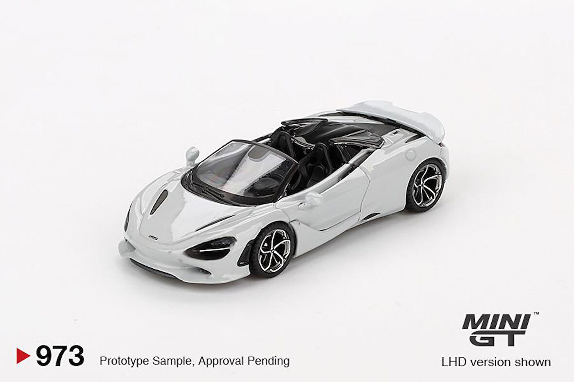 Mini GT McLaren 750S Spider Cirrus Grey 973