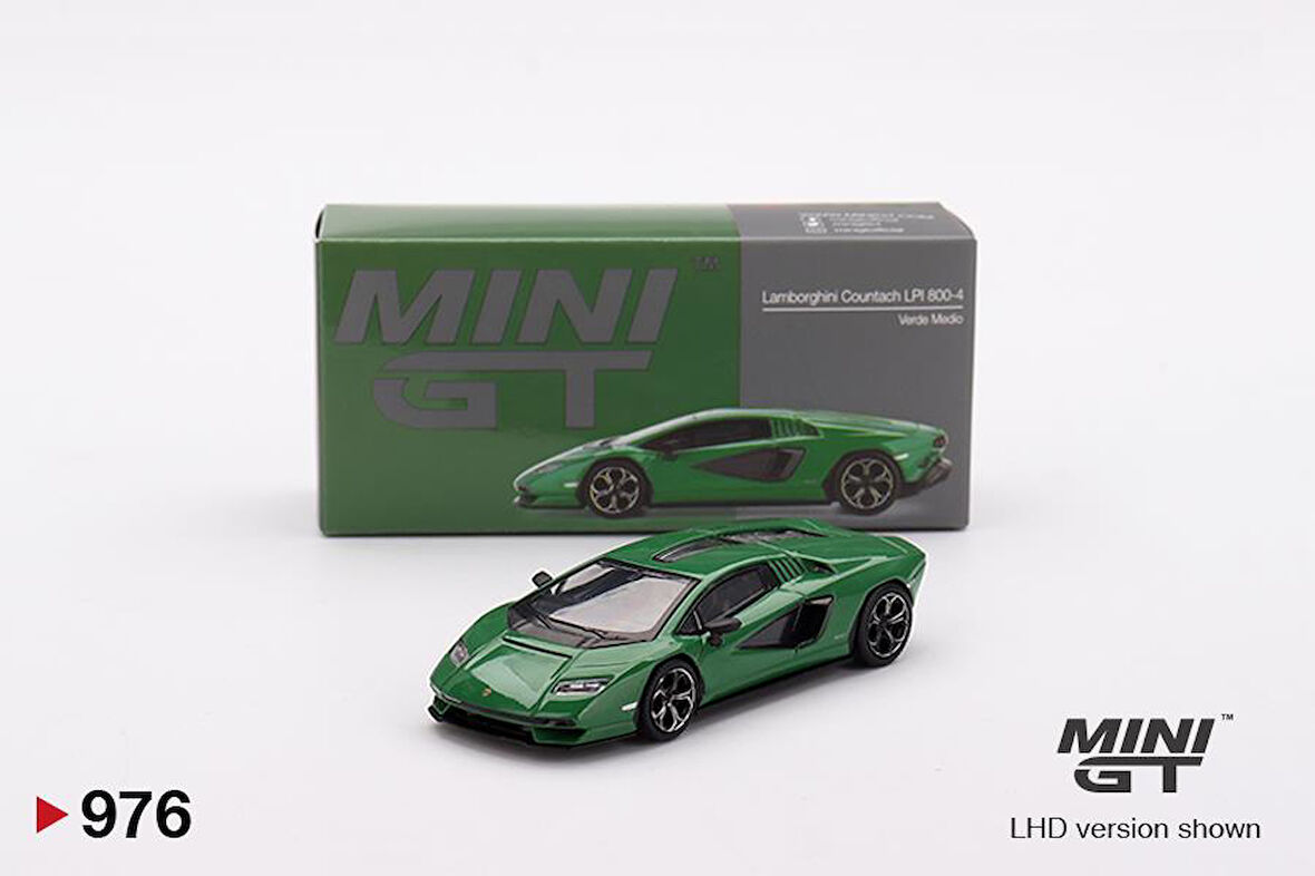 Mini GT Lamborghini Countach LPI 800-4 Verde Medio 976