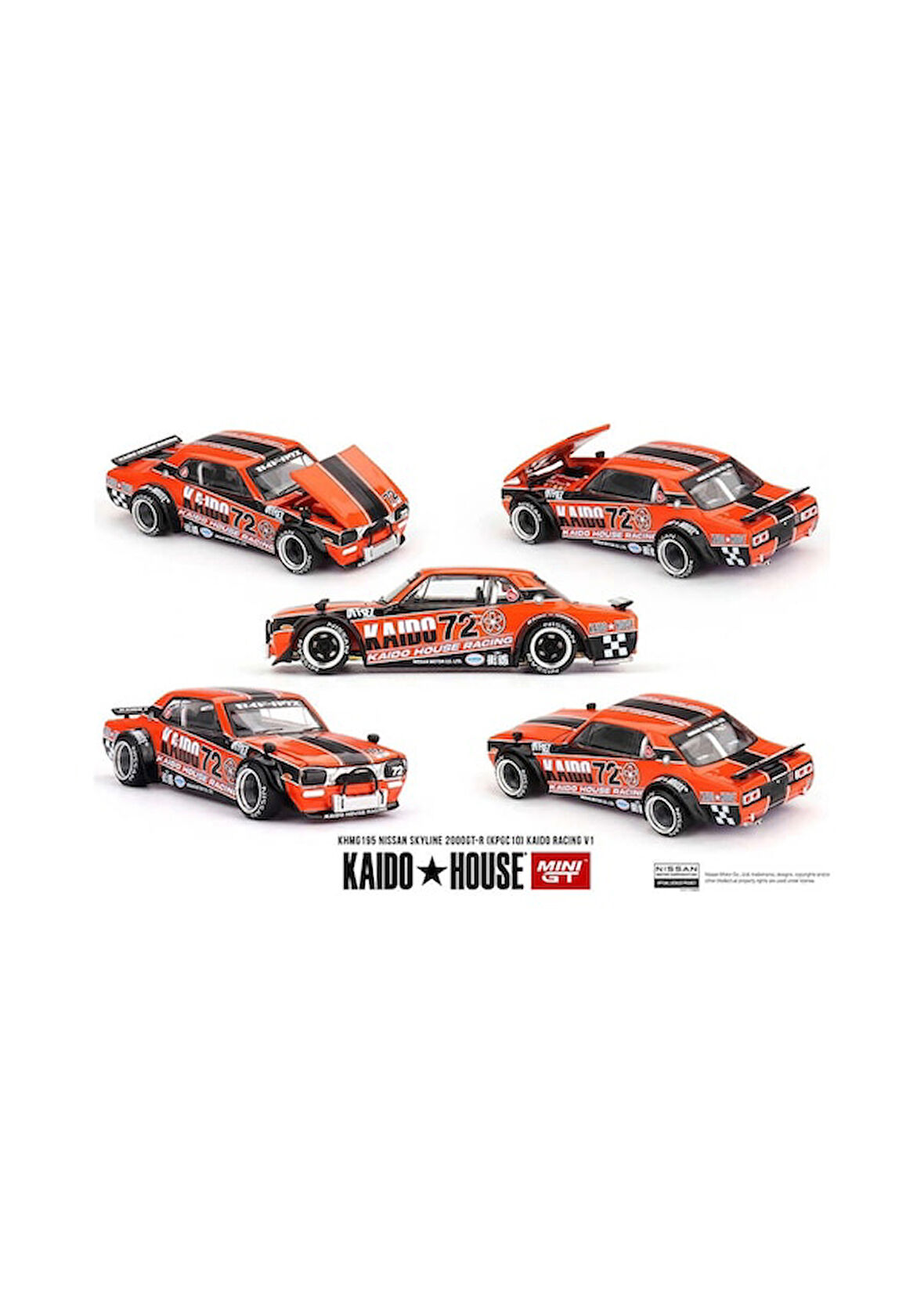 Mini GT 1/64 Kaido House Nissan Skyline 2000GT-R Kaido Racing V1