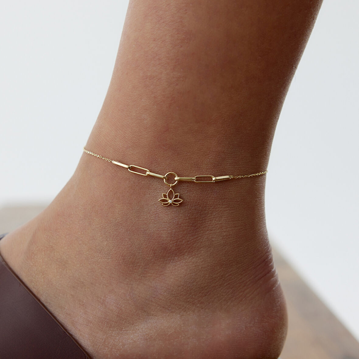 Lotus Çiçeği Halhal