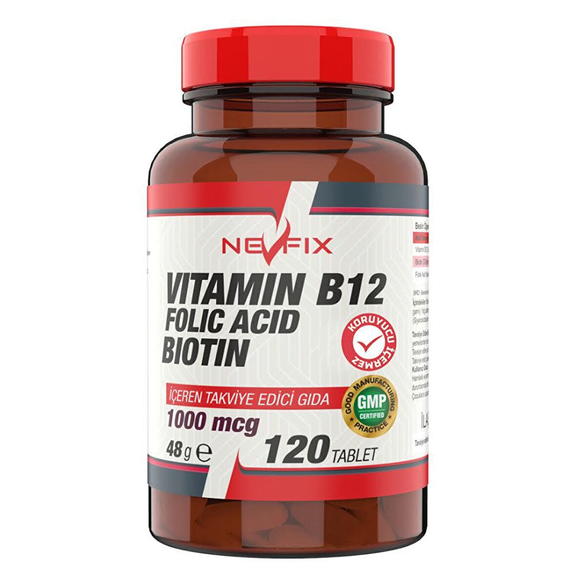 Vitamin B12 Folic acid Biotin 120 Tablet