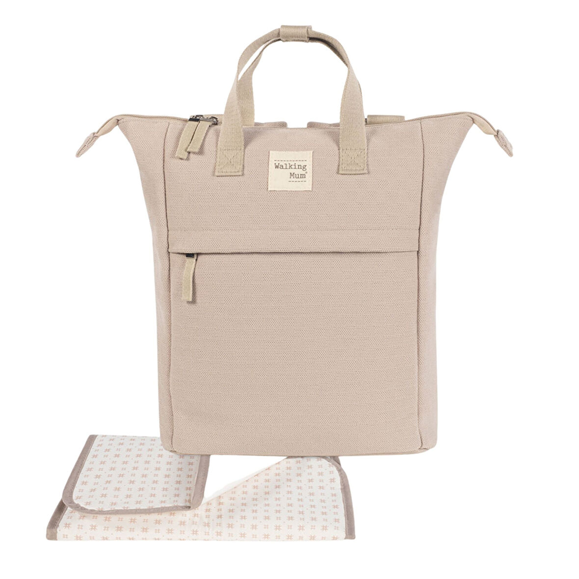 Walking Mum Eco Mum Bebek Bakım Sırt Çantası Apricot