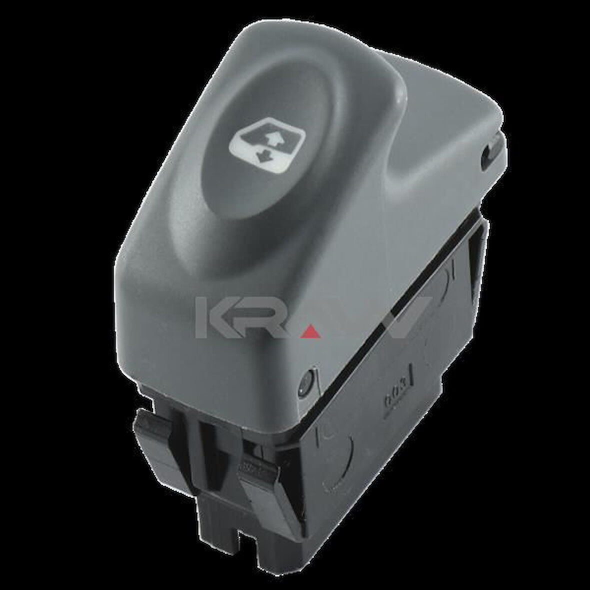 CAM KALDIRMA ANAHTARI RENAULT CLIO - KANGOO - MEGANE I 6 PİN GRİ