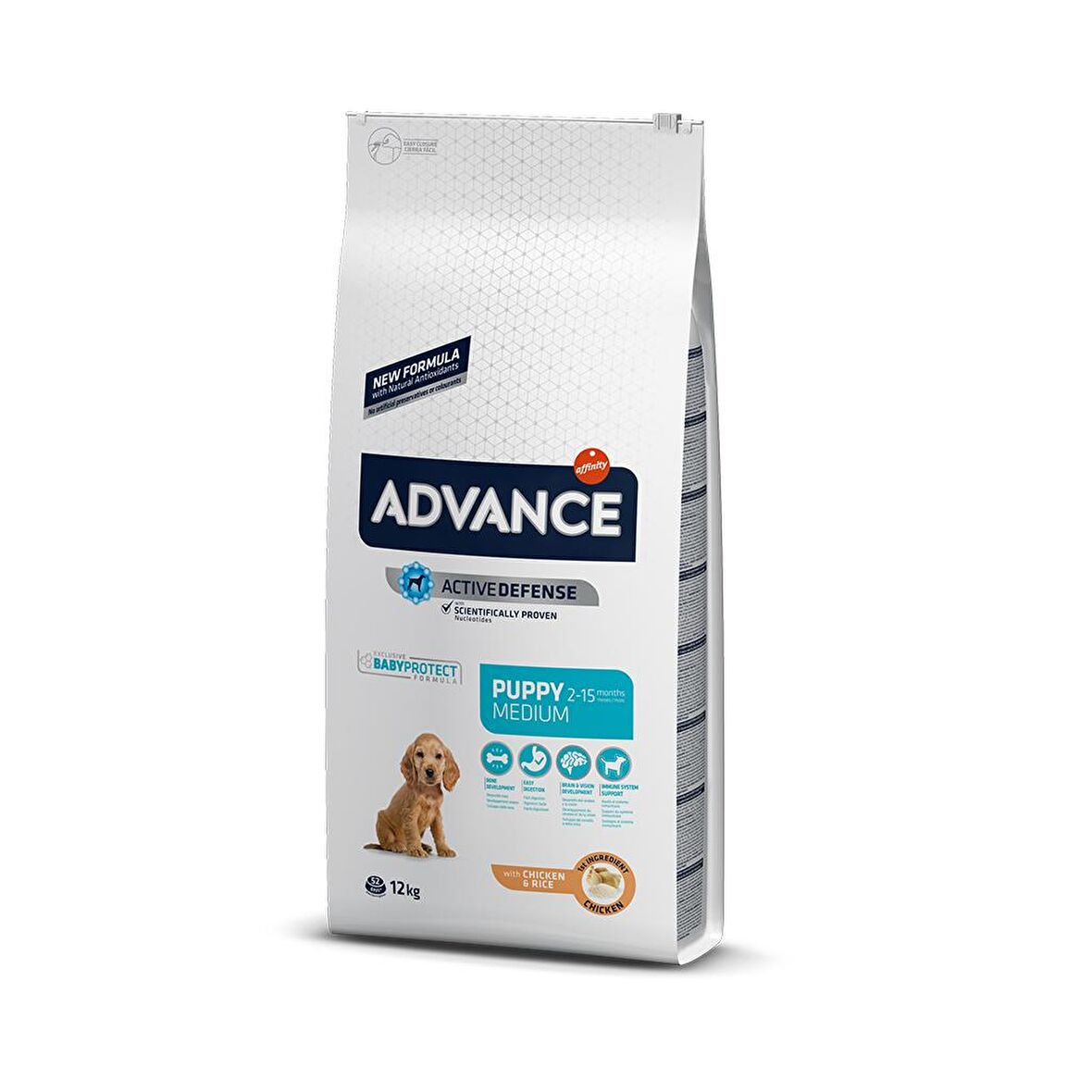 Advance Puppy Tavuklu Orta Irk Yavru Kuru Köpek Maması 12 kg