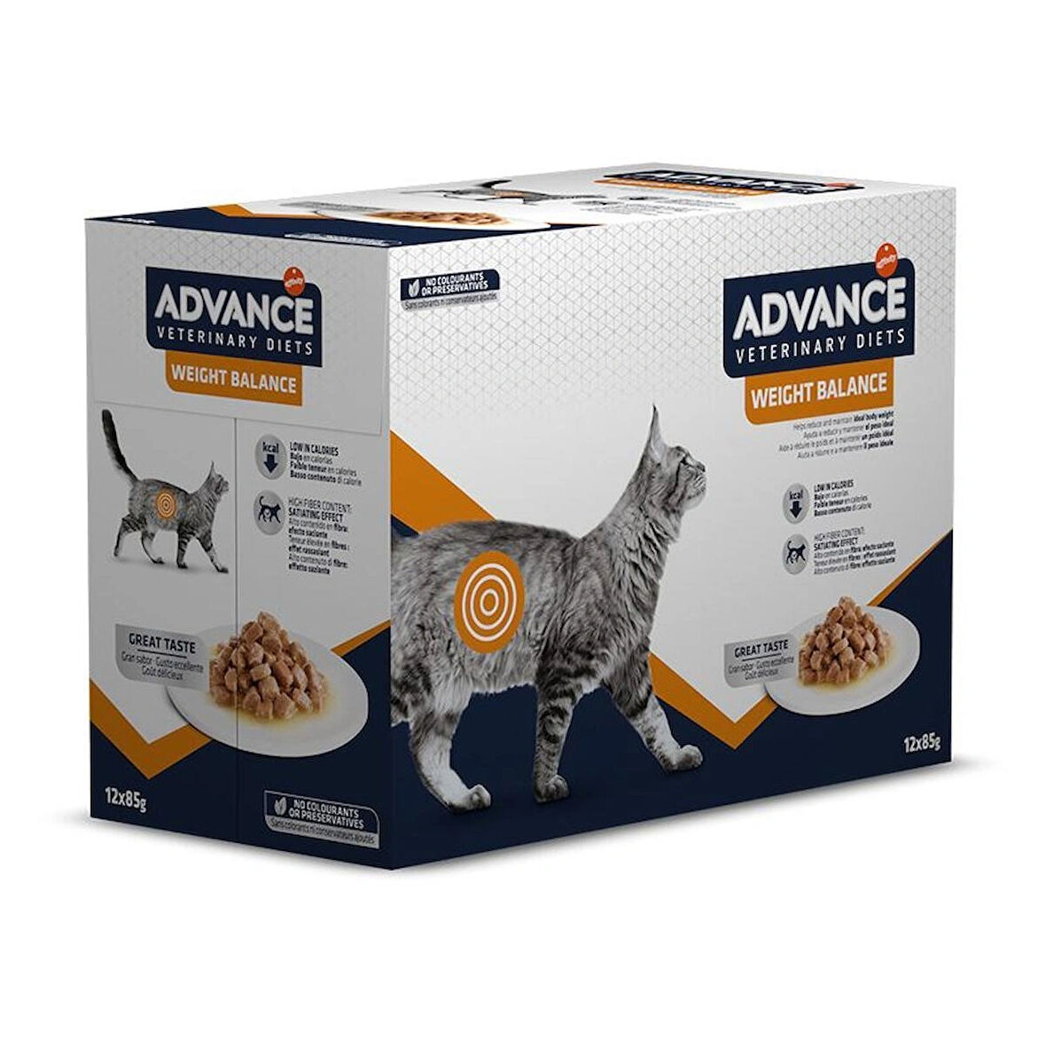 Advance Veterinary Diet Kedi Kilo Dengesi / Obezite Yaş Mama 12 x 85gr