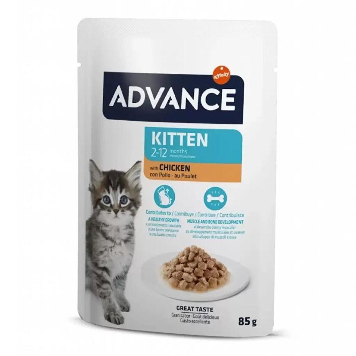 Advance Kitten Tavuklu Yavru Kedi Konservesi 85 Gr