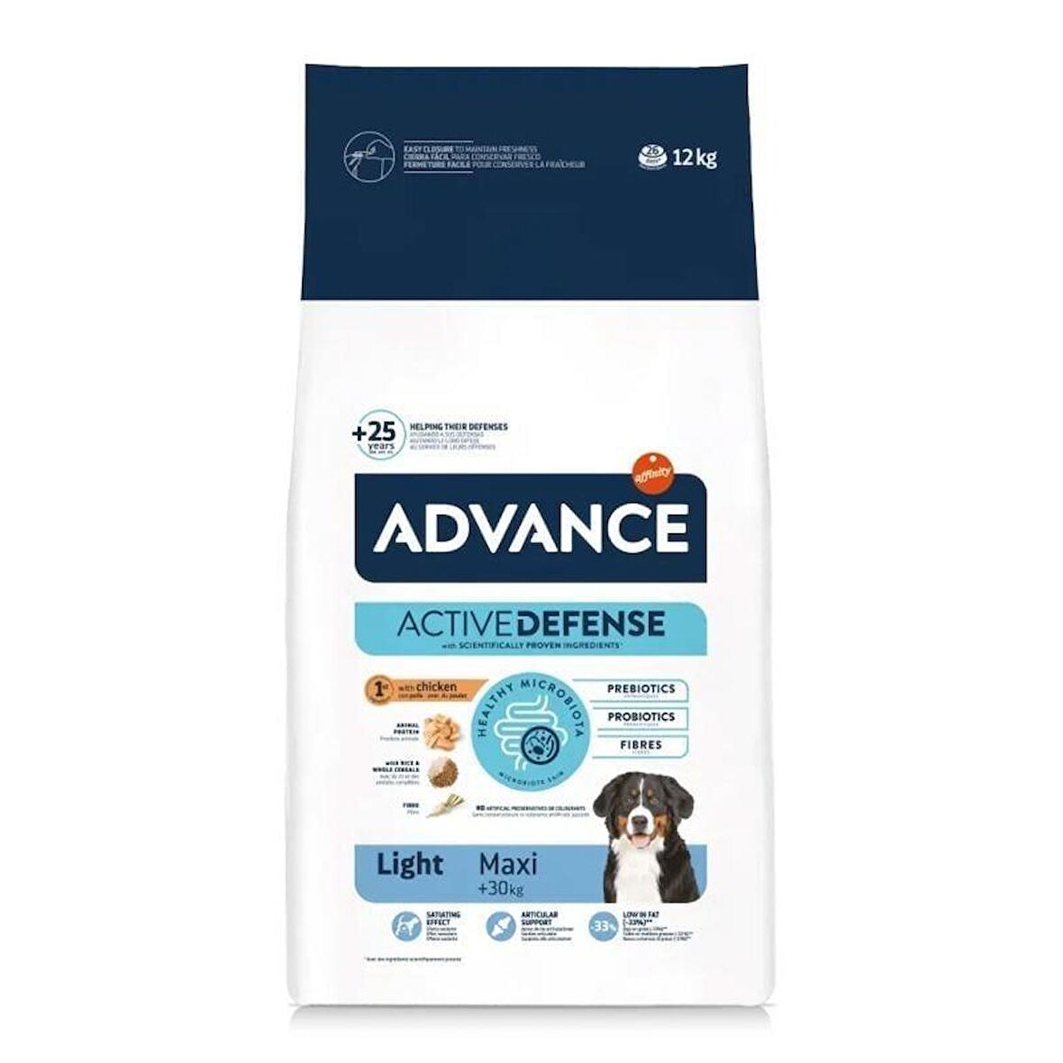 Advance Dog Maxi Büyük Irk Light Köpek Maması 12 Kg