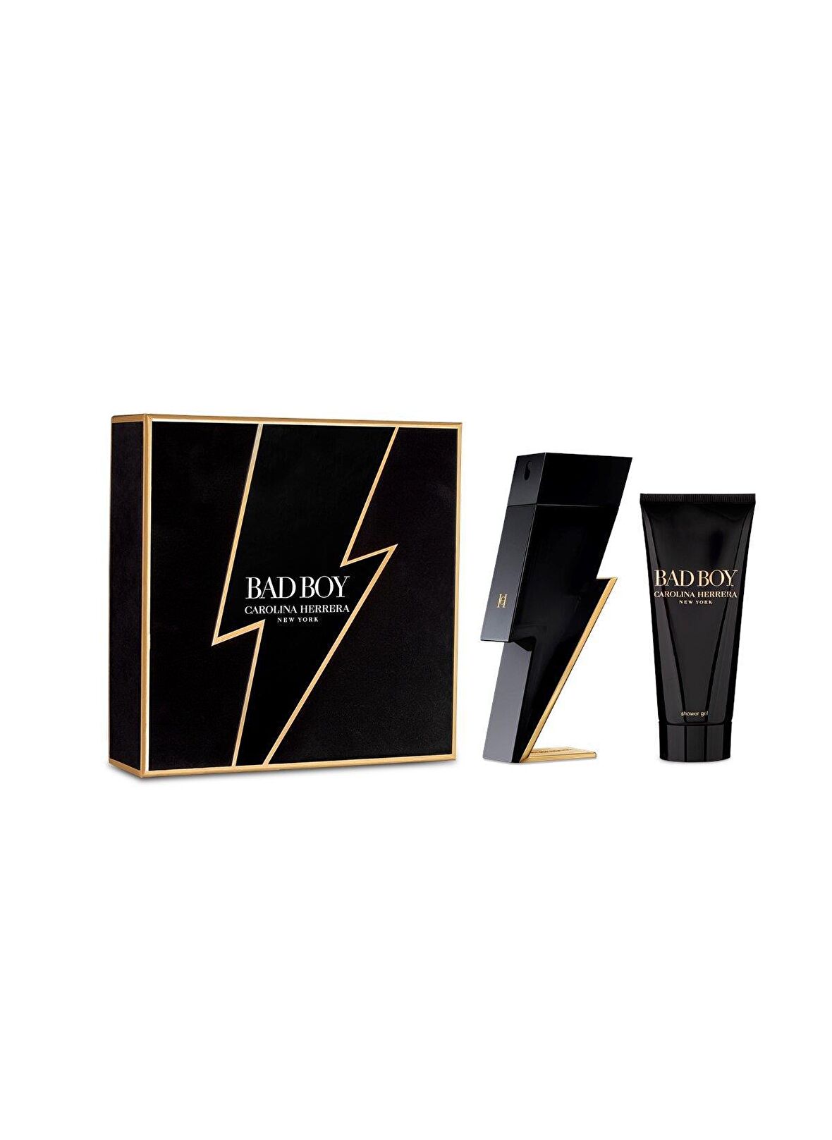 Carolina Herrera Bad Boy EDT Çiçeksi Erkek Parfüm 100 ml & Caroline Herrera Bad Boy Dus Jeli 100 ml 